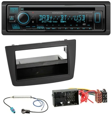 Kenwood Bluetooth DAB CD MP3 USB Autoradio für Alfa Romeo Mito 955 ab 14 schwarz - Bild 1 von 4