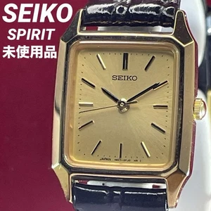 Reloj de cuarzo SEIKO SPIRIT correa de cuero genuino reemplazada por batería modelo años 60 - Imagen 1 de 9