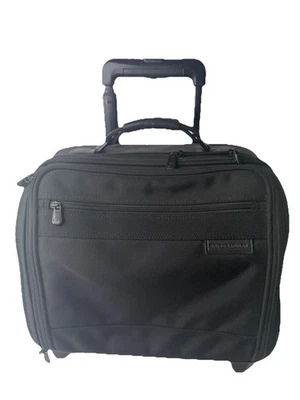 Briggs & Riley BRW14 Rolling Briefcase Duffle Tote Luggage Carry On Laptop Bag - Image 1 of 4