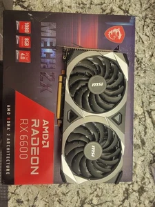 MSI Radeon RX 6600 MECH 2X OC 8GB GDDR6 Graphics Card - Picture 1 of 4