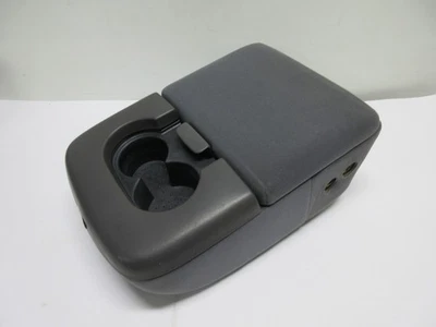 TELA 98-03 FORD F-150 ASIENTO DE BANCO DOBLE PORTAVASOS CONSOLA CENTRAL REPOSABRAZOS GRIS Foto 1 de 4