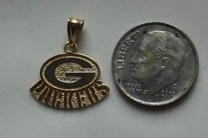 14K yellow gold Green Bay Packers Charm/Pendant by Michael Anthony - Picture 1 of 4