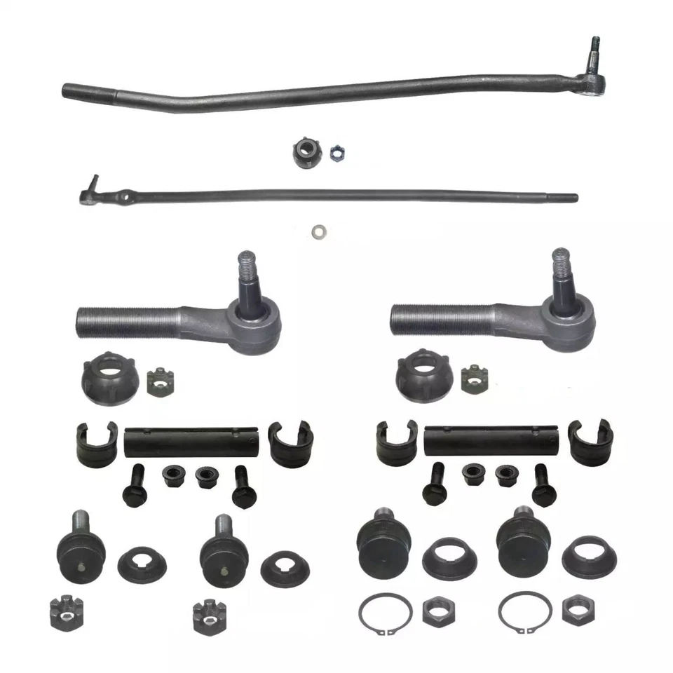 10 PC Suspension Ford F-350 4WD Ball Joints Center Inner Outer Tie Rods 92-97 - Image 1 of 1