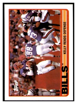 1989 Topps Jim Kelly Team Leaders #40  Buffalo Bills (b) - Image 1 of 2