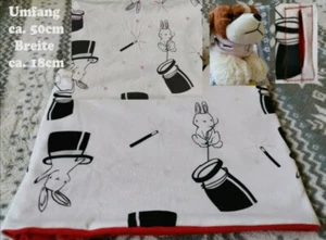Hunde Loop Hundeschal ZAUBERSTOFF " Hase " m. Öse für Leine NEU - Bild 1 von 1