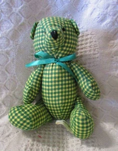 Oso de guinga Lillian Vernon, articulado - Imagen 1 de 3