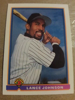LANCE JOHNSON 1991 BOWMAN #349 FREE SHIPPING - Image 1 of 2