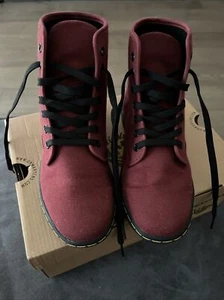 Dr Martens Air Wair Shoreditch Canvas High Top Boots Size Women’s 6 - Picture 1 of 8