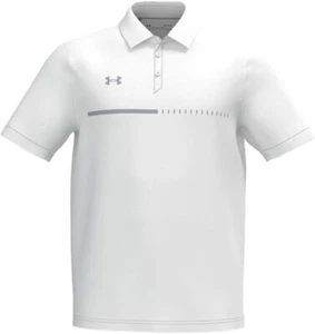 Neu mit Etikett Under Armour lockere Passform Victory Poloshirt für Herren - weiß - S - Bild 1 von 1