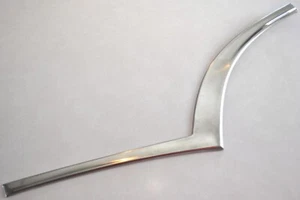 NOS 1957 Ford Custom 300 4dr Sedan Left Rear Door Checkmark Trim Lower Moulding - Picture 1 of 6