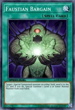 Faustian Bargain  SPEED DUEL 1st Edition Yu-Gi-Oh! Card [SS05-ENB24]