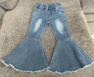 Girl's Mixed Lot of 2 Items (Jumper and Jeans) Sizes M and L Blue EUC - Picture 1 of 15