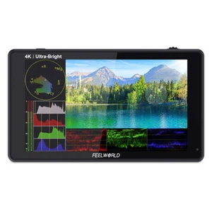FEELWORLD LUT6S 6 inch Camera Field Monitor 2600nit Touch LCD SDI HDMI - Picture 1 of 13