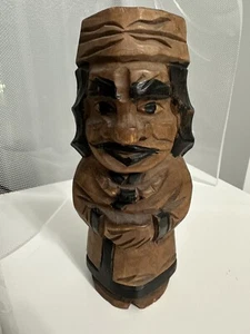 Statua giapponese vintage Hokkaido Ainu Nipopo legno intagliato a mano ottime condizioni - Foto 1 di 3