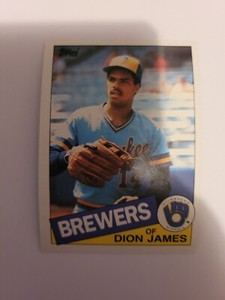 1985 TOPPS DION JAMES #228 NM