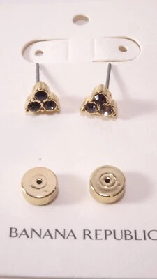 Banana Republic женщин серый круглый треугольник серьги-гвоздики новый без ЯРЛЫКОВ 48 - Изображение 1 из 4