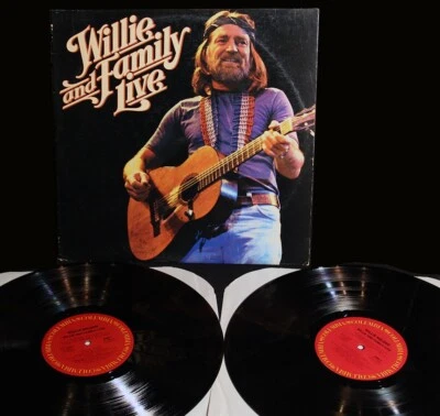 Willie Nelson & Family-Live-Columbia 35642-Vintage 1978-2-LP Gatefold-VG++!! - Image 1 of 4