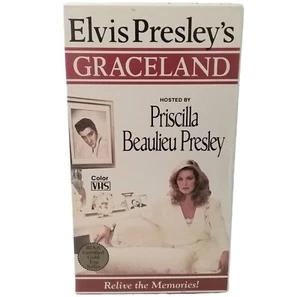 Elvis Presley's Graceland - VHS (1985) - Hosted By Priscilla Presley - 80's - Picture 1 of 2