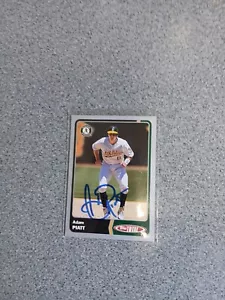 Adam Piatt Signed In Person 2003 Topps Total Silver A's Card - Picture 1 of 1