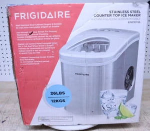 Nice Frigidaire Countertop Ice Maker Compact Machine 26 lbs Per Day Stainless US - Zdjęcie 1 z 6