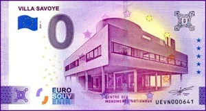 UEVN / VILLA SAVOYE / BILLET 0 € / NULL EURO-SCHEIN / 0 € 2023-1 - Foto 1 di 1