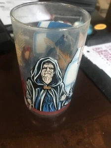 BURGER KING STAR WARS GLASS RETURN OF THE JEDI LUKE VADER EMPEROR Thrown Room - Picture 1 of 4