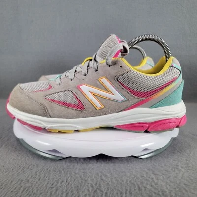 Zapatillas de gamuza gris/rosa/amarillo New Balance 888 para niños 7 o mujeres 9 Foto 1 de 4