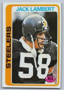 1978 Topps JACK LAMBERT - Carte de football # 165 - PITTSBURGH STEELERS HOF - Photo 1 sur 2