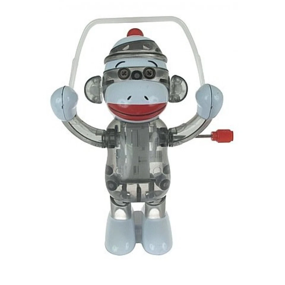 California Creations Sock Monkey Skippy Windup Toy