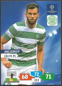 PANINI UEFA CHAMPIONS LEAGUE ADRENALYN XL -2013-14-CELTIC-JOE LEDLEY - Picture 1 of 1