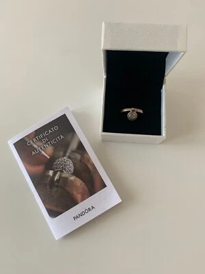 Anello Pandora con ciondolino in argento 925 - Immagine 1 di 4