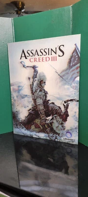 Rare 3D Large Lenticular Poster Assassin's Creed III 11 1/2" x 15 1/2" - Image 1 of 4