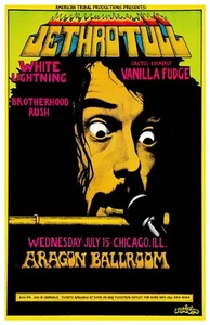 Jethro Tull 13" X 19" Reproduction Concert Poster - Picture 1 of 4