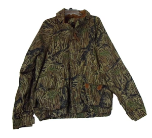Vintage Columbia Omni Tech Mossy Oak Bottomland Camo Hunting Jacket Men’s Large - Picture 1 of 7