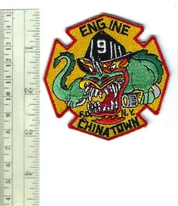 New York City Fire Dept. FDNY Engine 9 *CHINATOWN* hat/vest patch - NEW! - Picture 1 of 1
