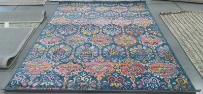 Alfombra AZUL/NARANJA 8'-0" x 10'-0" defecto, precio reducido 1172784503 MAD144A-8 Foto 1 de 4