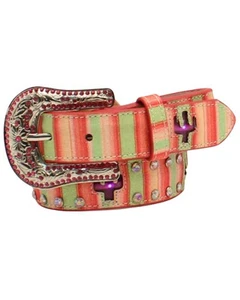 M and F Western Girls' 3D Angel Ranch Belt - D130001230 - Picture 1 of 4