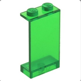 Lego 1x 2362a Trans-Green Panel 1 x 2 x 3 Solid Studs 6984 Galactic Mediator Vf