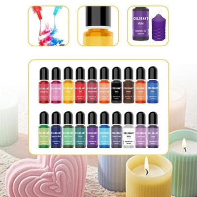 20x Candle Dye Vivid Highly Concentrate Candle Wax Color for Beeswax Soy Wax - Image 1 of 4