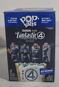 Pop-Tarts Frosted Blue Raspberry Limited Edition Fantastic 4 Marvel 8Ct Pastries - Picture 1 of 1