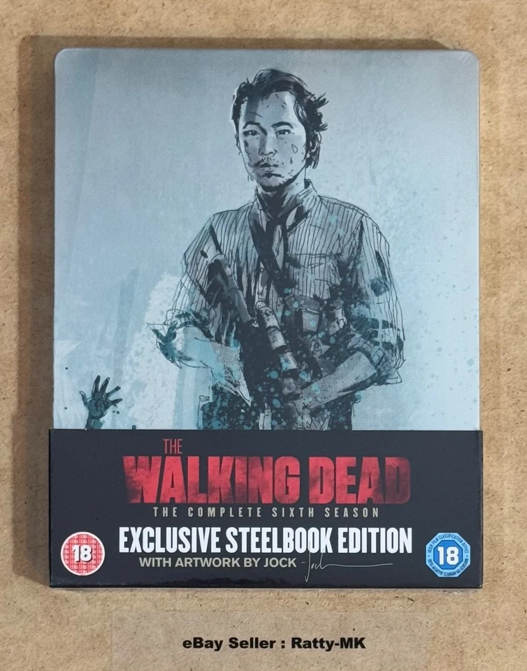 THE WALKING DEAD : THE COMPLETE SIXTH SEASON 6 - UK BLU RAY STEELBOOK - NEW - Image 1 of 4