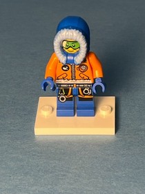 LEGO City Arctic Minifig cty0493 - Male Arctic Explorer - No Scratches/Cracks