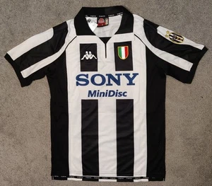 Juventus 1997/1998 Zidane Retro Home Soccer Football Futbol Jersey Shirt Slim XL - Picture 1 of 11