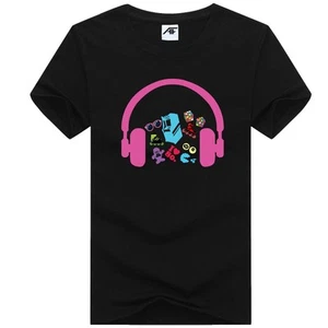 Music Headphones T-Shirt for Men & Kids Graphic Tee Matching Family Style - Picture 1 of 17