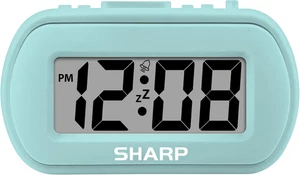 Clock Digital Alarm Snooze Desk Backlight Tactile Case/Easy Use/Battery Operated - Picture 1 of 15