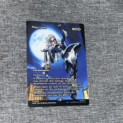 MTG Nine Lives 0003 Regular (Borderless) Marvel Eternal Legal NM MAR - Image 1 of 2