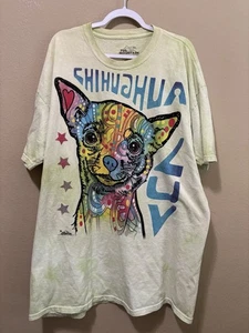 T-shirt The Mountain Dean Russo Chihuahua cane astratto pop 3XL - Foto 1 di 6