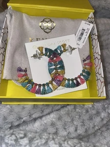 Pendientes de aro Kendra Scott Evie - tono dorado multicolor - Imagen 1 de 6