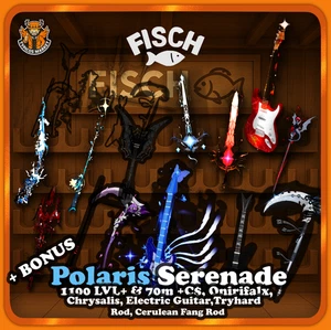 [FISCH] - Polaris Serenade,Electric Guitar,Chrysalis + MORE [1100+ LVL 87% RODS] - Picture 1 of 3