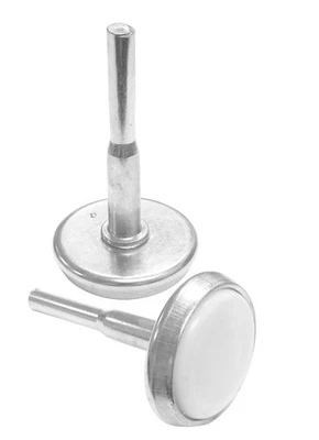 Kings Brand - Steel Stem Bed Frame Glide Legs To Replace Wheels, Set of 2 Glides - Image 1 of 2